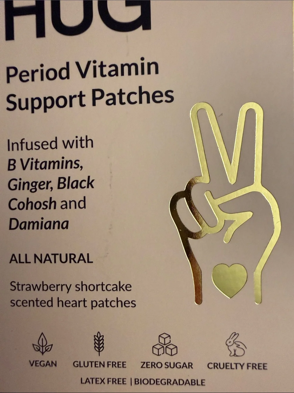 Popmask BIG HUG Period Vitamin Support Patches — Pink & White Heart Patches